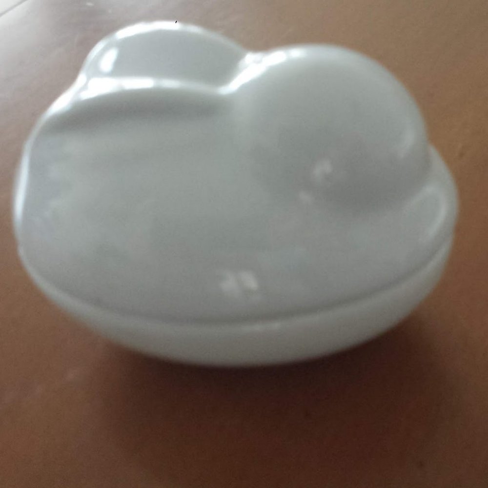 Pottery Barn Bunny Rabbit Trinket Container - Picture 3 of 5
